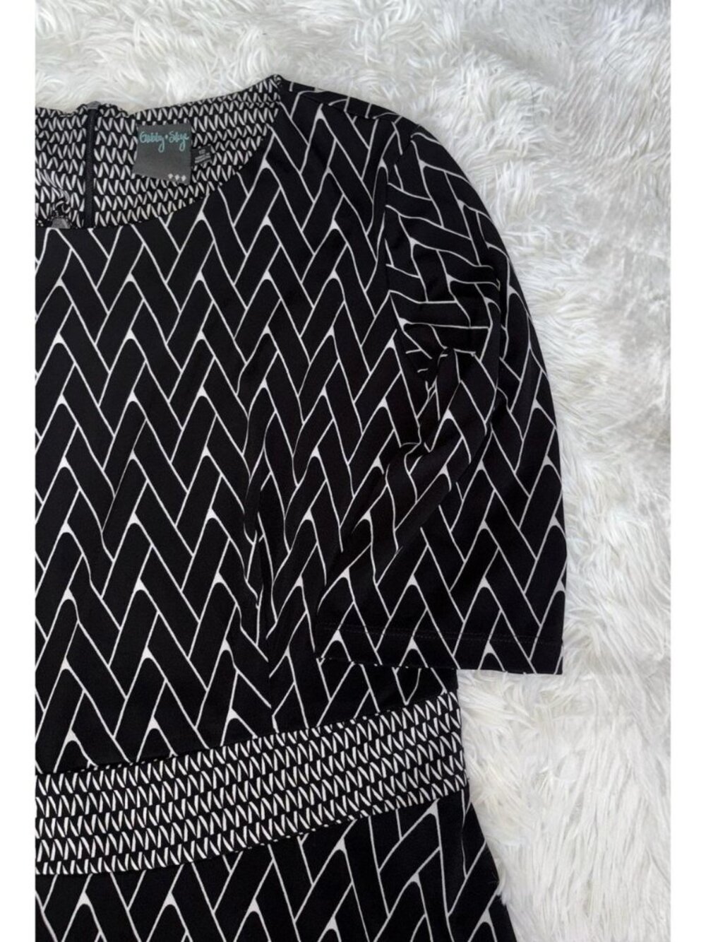 Black & White Design Dress